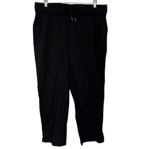 Lululemon Dance Studio Mid-Rise Crop 25” Black Pants Women’s Size 14 Stretch